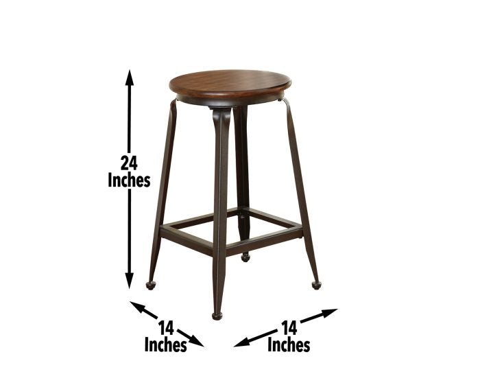 Steve Silver Adele Backless Counter Stool- Set of Two