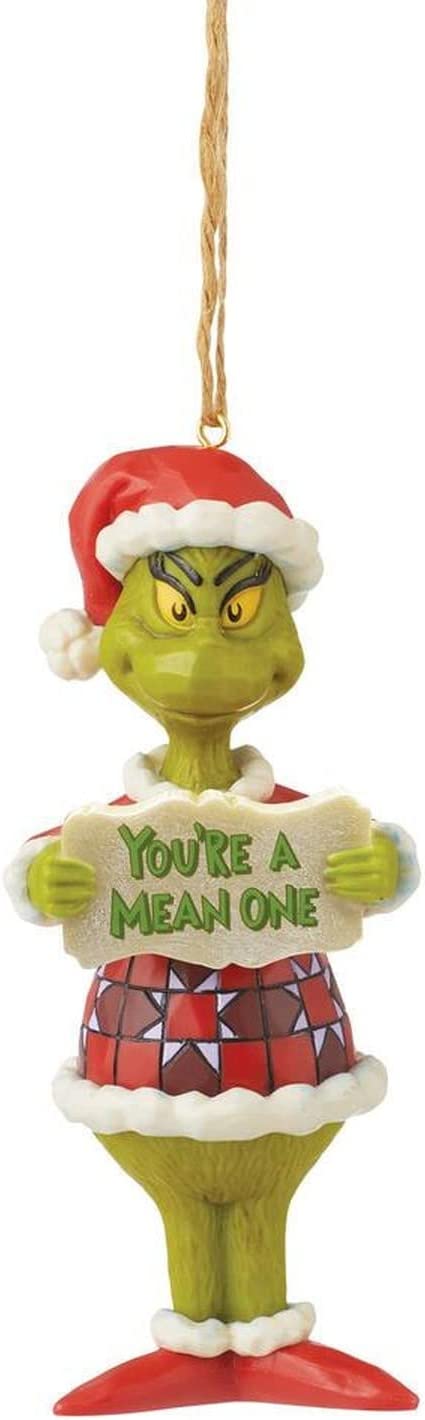 Enesco Grinch by Jim Shore Grinch You're A Mean, Hanging Ornament