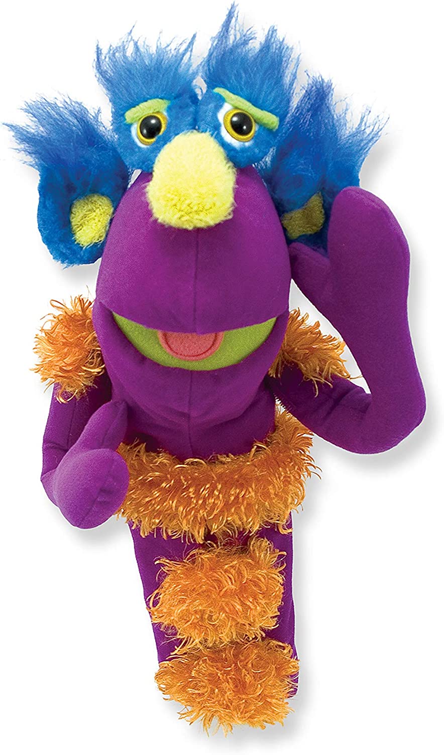 Melissa & Doug Make-Your-Own Fuzzy Monster Puppet Kit W/ Carrying Case 30 pcs