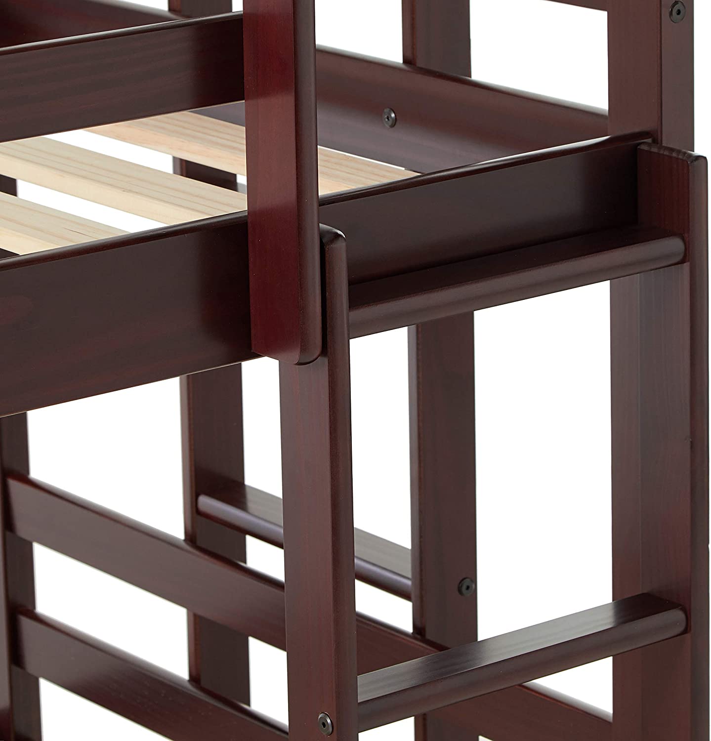 DONCO Kids Triple Bunk Bed, Twin/Twin/Twin, Dark Cappuccino