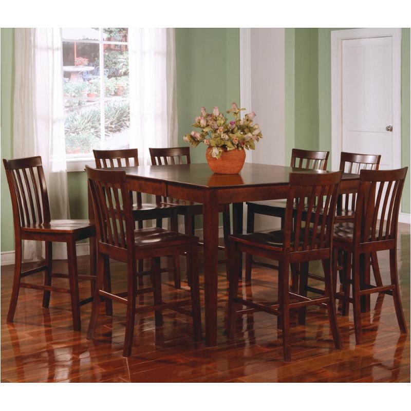 9 PC Springfield Counter Height Dining Table and stool set Finish: Rich Black