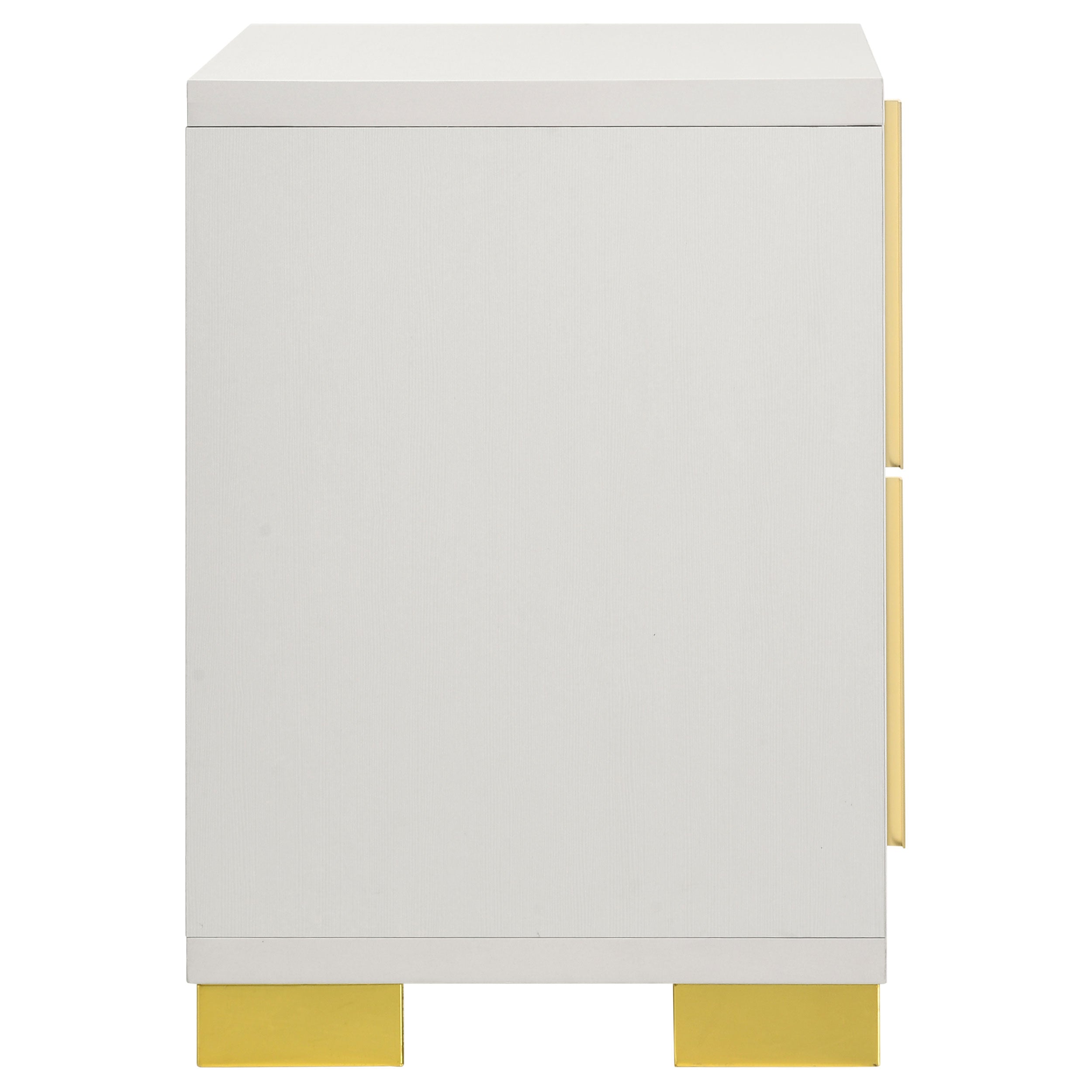 Marceline 2-drawer Nightstand in White