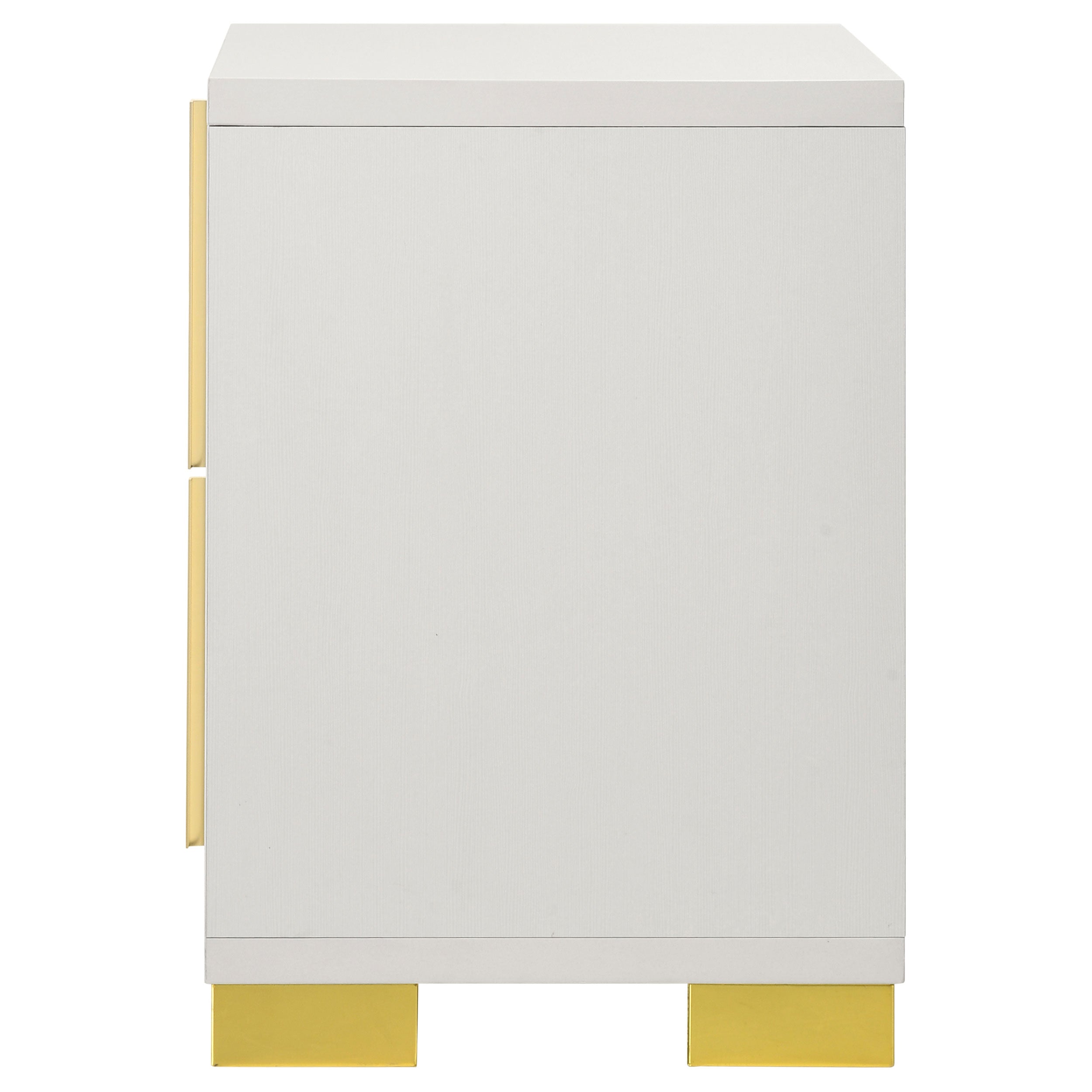 Marceline 2-drawer Nightstand in White