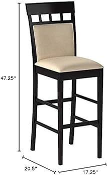 Coaster Upholstered Bar Stools Cappuccino And Tan (Set Of 2) 29" H 100220