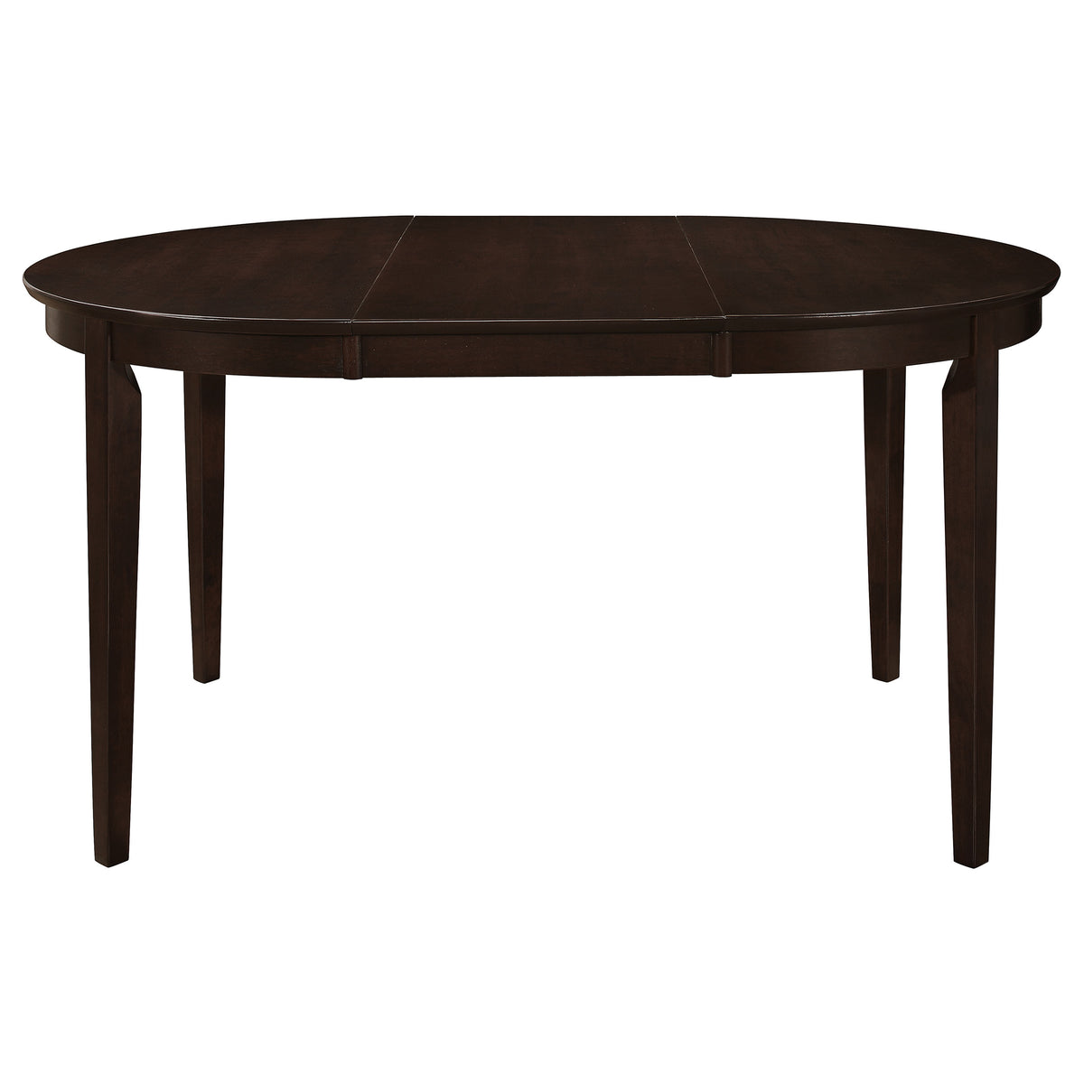 Gabriel 5-piece Oval Extension Leaf Dining Set with Lattice Back Chairs Cappuccino