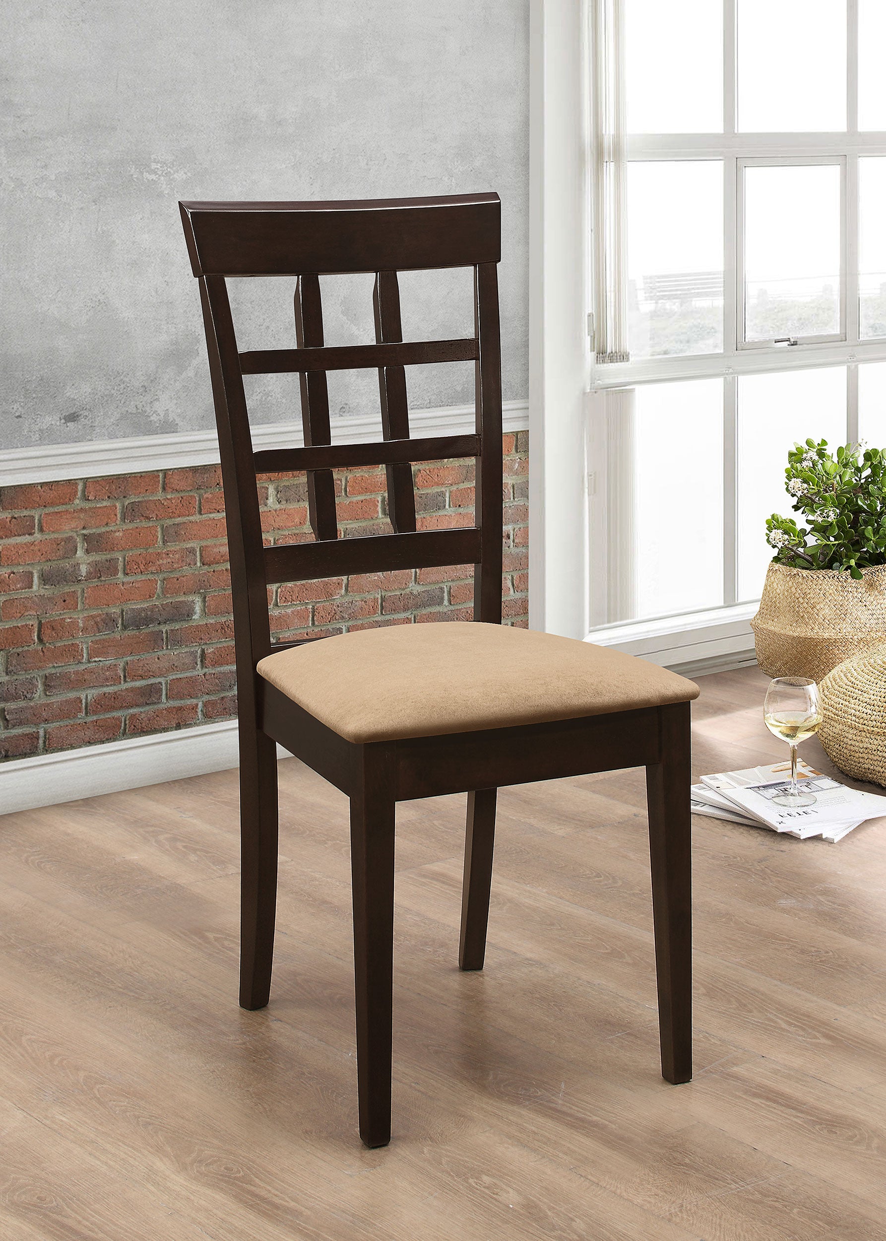 Gabriel Lattice Back Side Chair