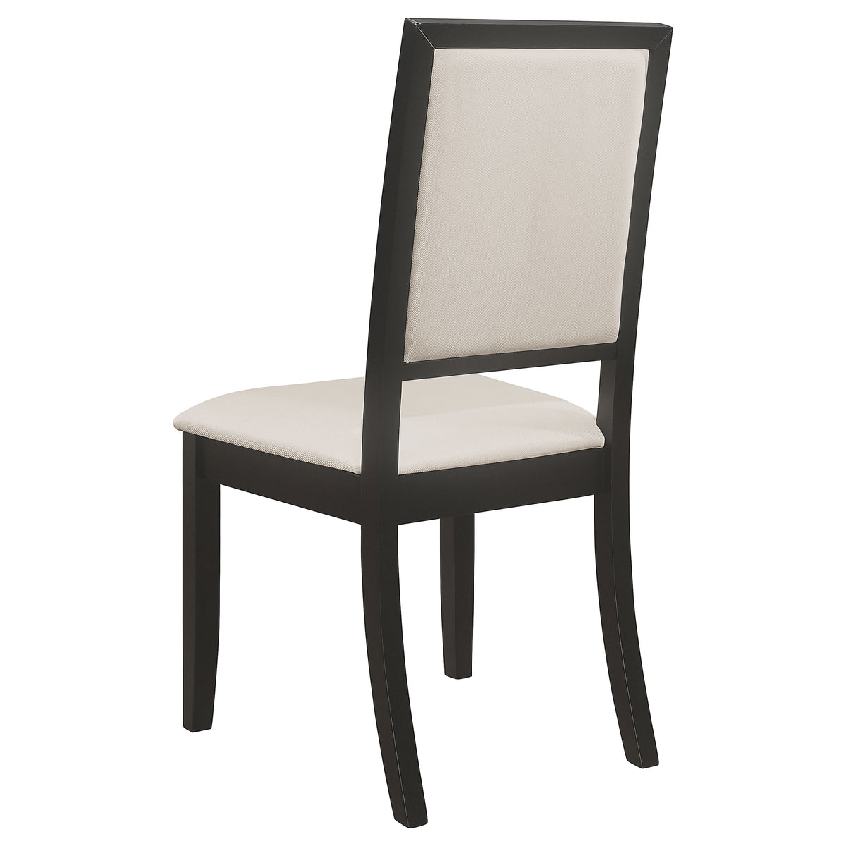 Louise 5-piece Rectangular Extension Dining Set Black and Cream