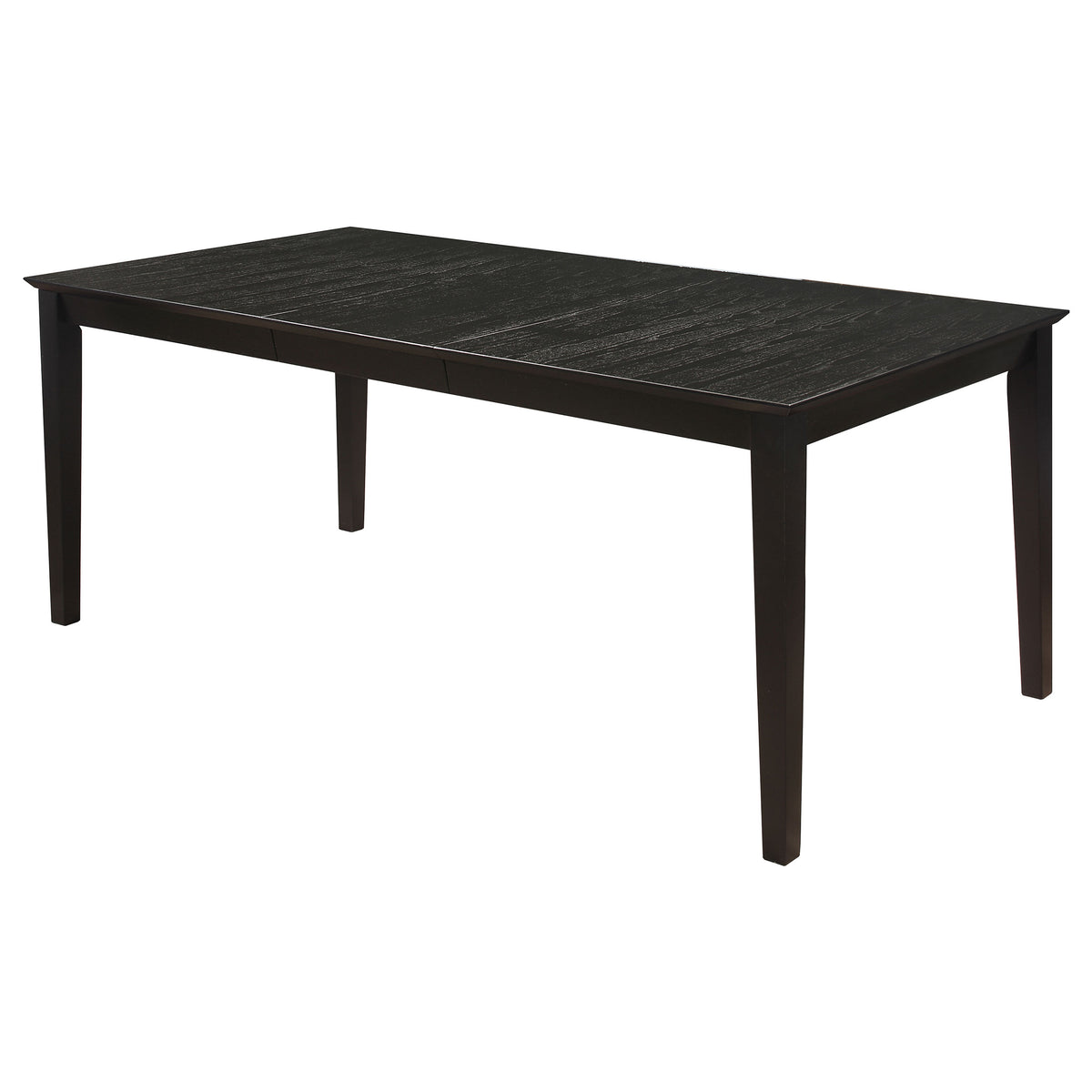 Louise 60 to 78-inch Rectangular Extension Dining Table Black