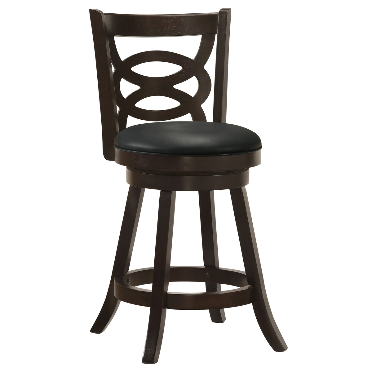 Calecita Wood Swivel Counter Stools (Set of 2) Cappuccino