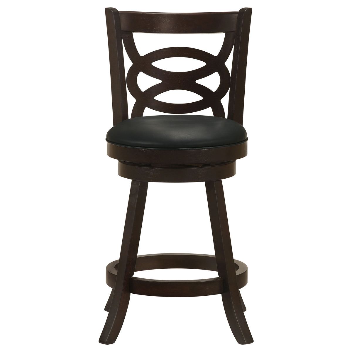 Calecita Wood Swivel Counter Stools (Set of 2) Cappuccino