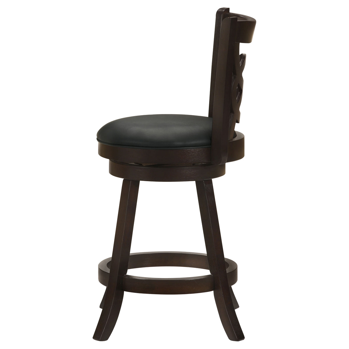 Calecita Wood Swivel Counter Stools (Set of 2) Cappuccino