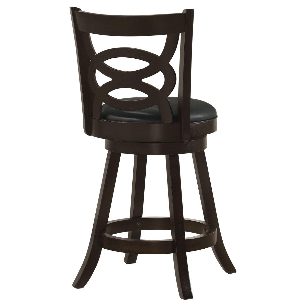Calecita Wood Swivel Counter Stools (Set of 2) Cappuccino