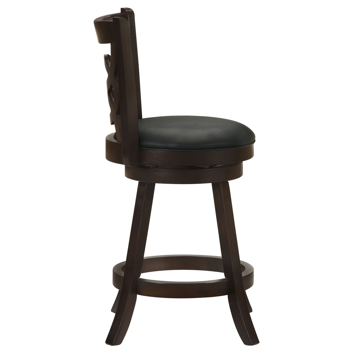 Calecita Wood Swivel Counter Stools (Set of 2) Cappuccino