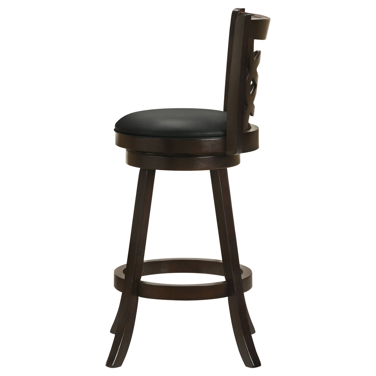 Calecita Wood Swivel Bar Chairs (Set of 2) Cappuccino
