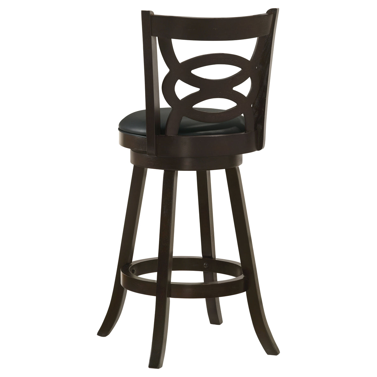 Calecita Wood Swivel Bar Chairs (Set of 2) Cappuccino