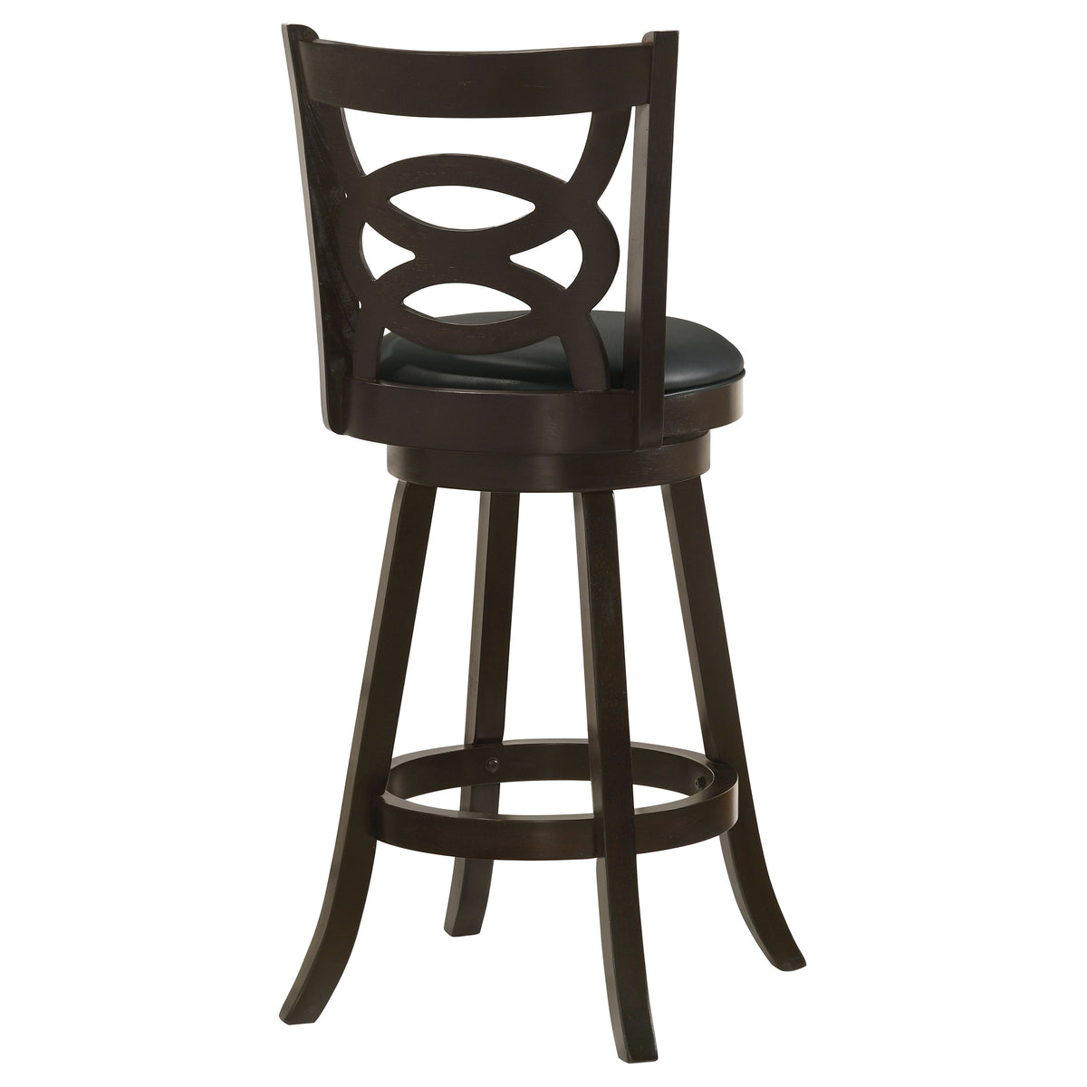 Calecita Wood Swivel Bar Chairs (Set of 2) Cappuccino