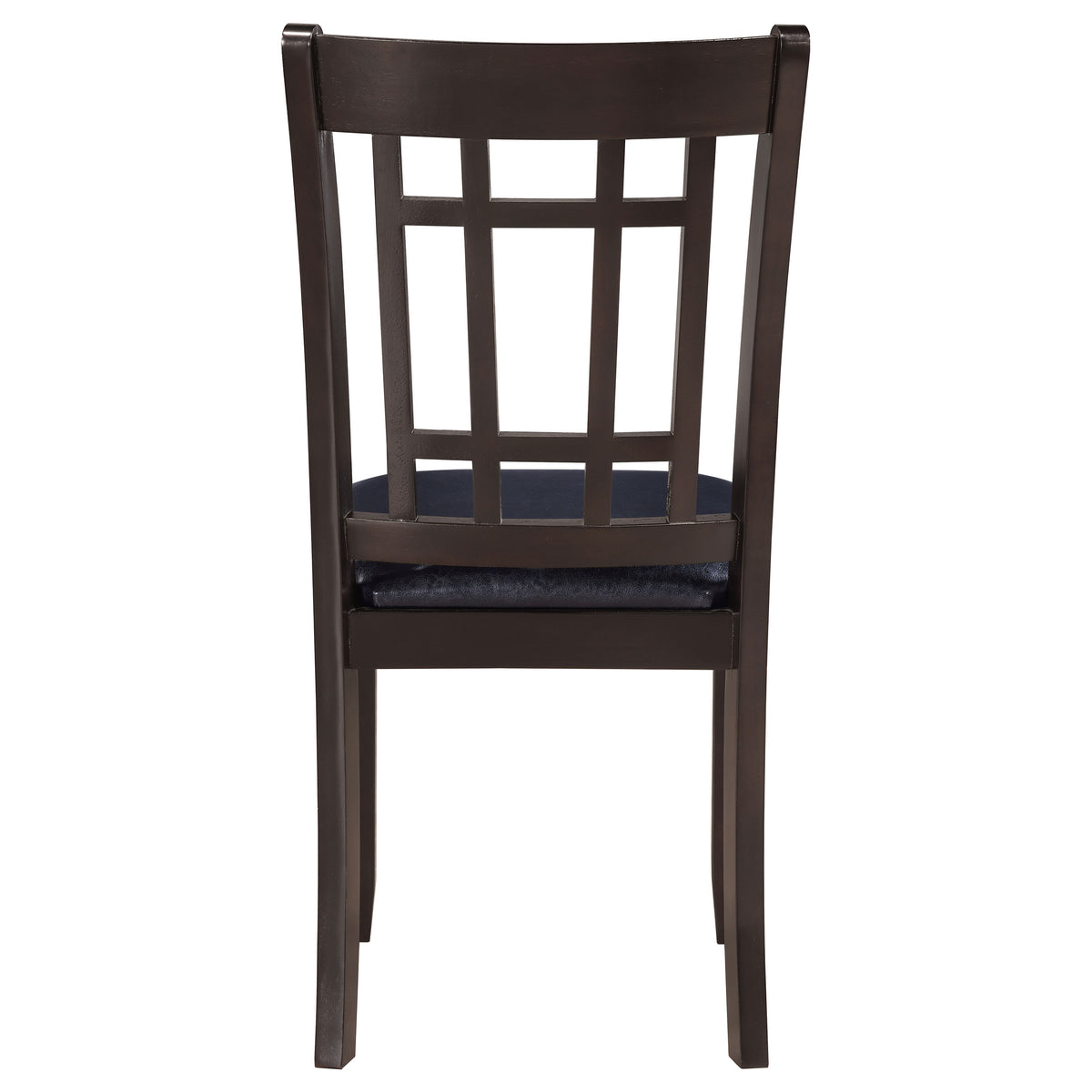 Lavon Wood Dining Side Chairs (Set of 2) Black and Espresso