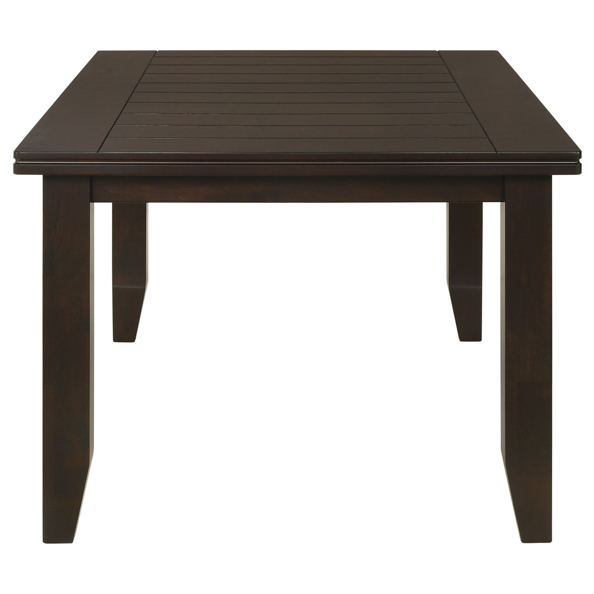 Dalila 66-inch Rectangular Plank Top Dining Table Cappuccino