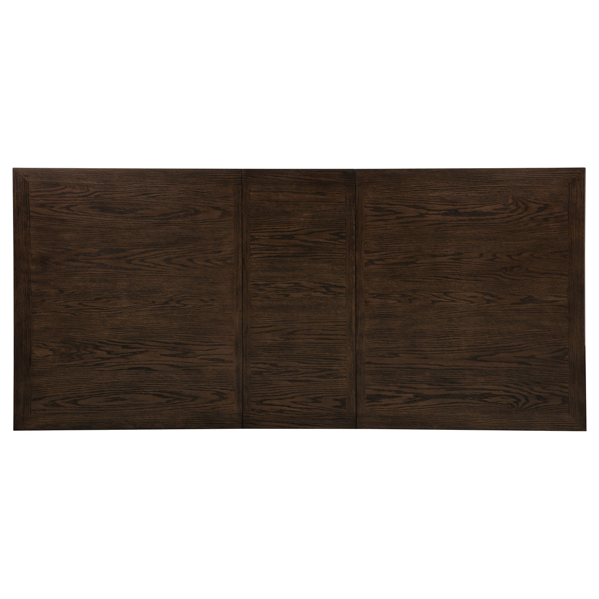 Ridgewell Rectangular Trestle Extension Dining Table Dark Oak