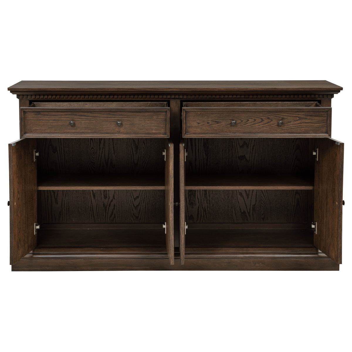 Ridgewell 2-drawer 4-door Dining Server Sideboard Dark Oak