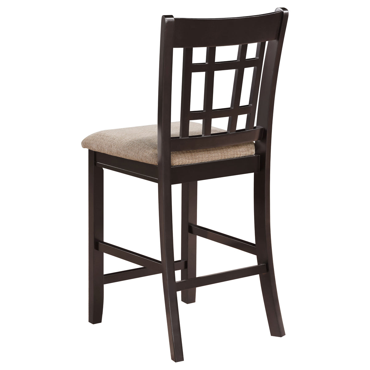 Lavon 5-piece Oval Counter Height Dining Set Light Chestnut and Espresso