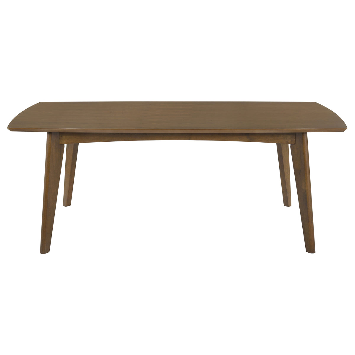 Malone 78-inch Rectangular Mid-Century Dining Table Dark Walnut