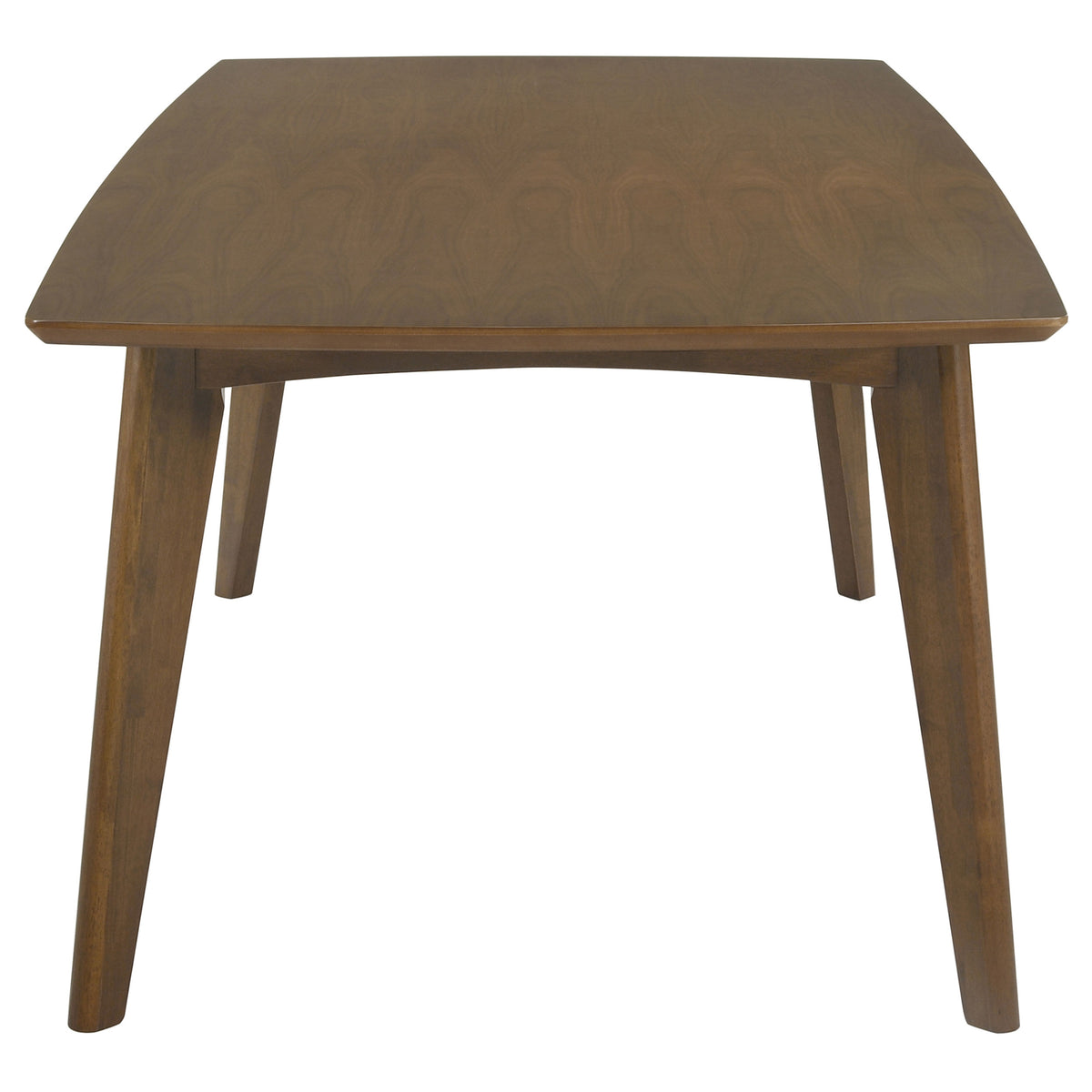 Malone 78-inch Rectangular Mid-Century Dining Table Dark Walnut