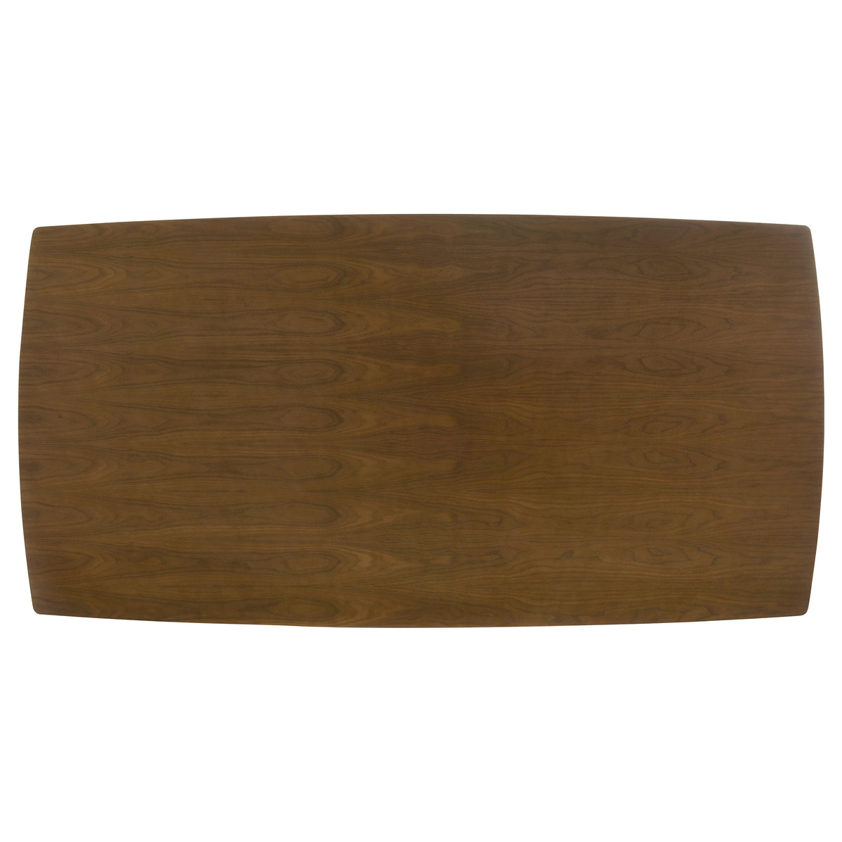 Malone 78-inch Rectangular Mid-Century Dining Table Dark Walnut