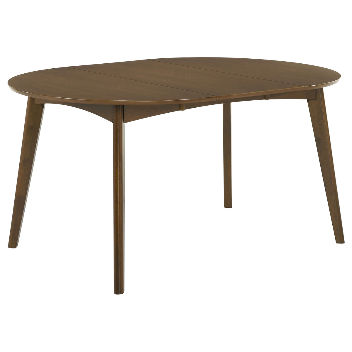 Jedda 5-piece Round to Oval Extension Dining Set Dark Walnut and Black