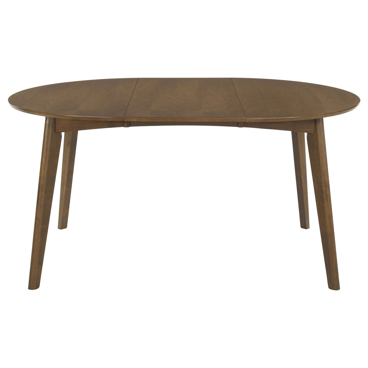 Jedda 5-piece Round to Oval Extension Dining Set Dark Walnut and Black
