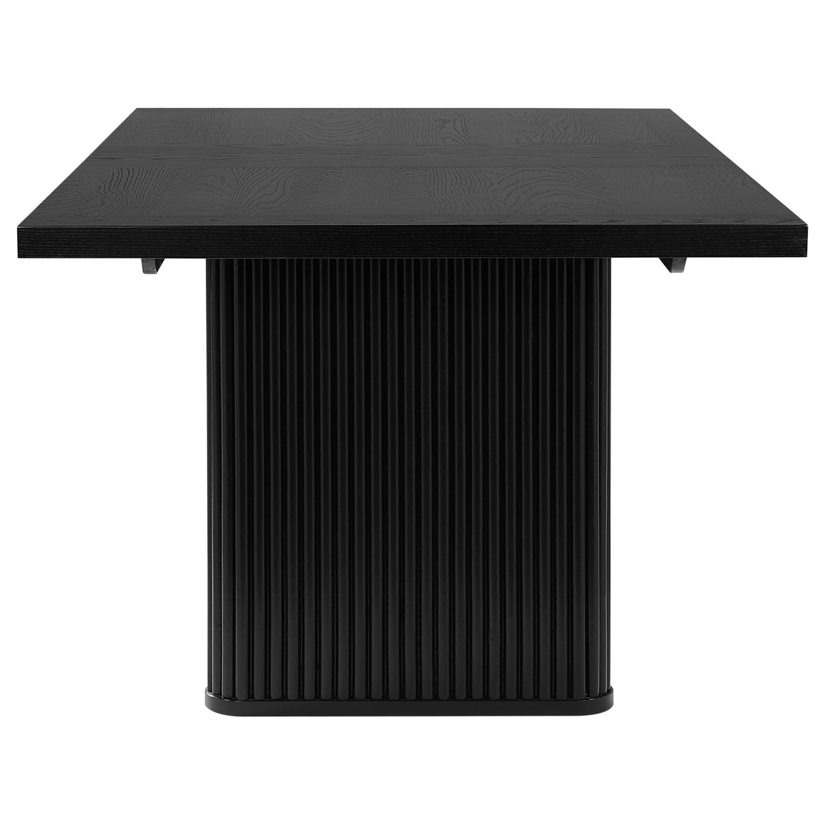 Catherine 5-piece Rectangular Dining Set with Arm Chairs Black and Grey