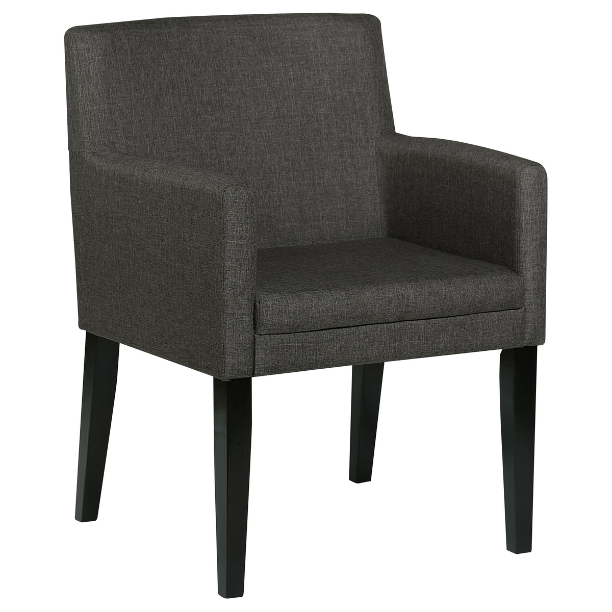 Catherine 5-piece Rectangular Dining Set with Arm Chairs Black and Grey