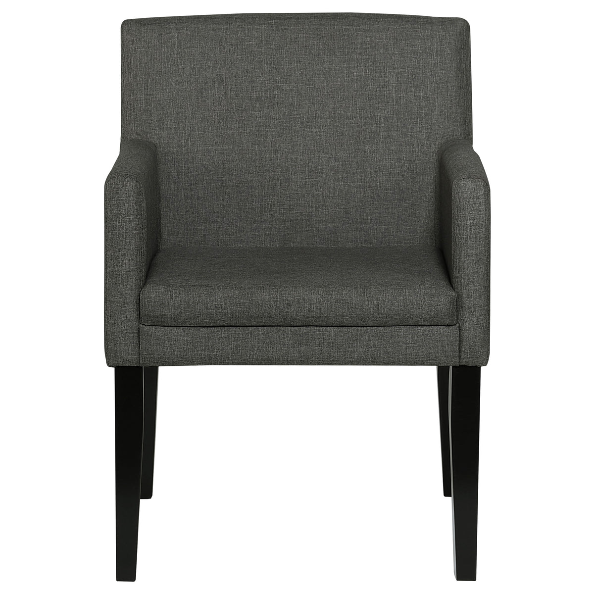 Catherine 5-piece Rectangular Dining Set with Arm Chairs Black and Grey