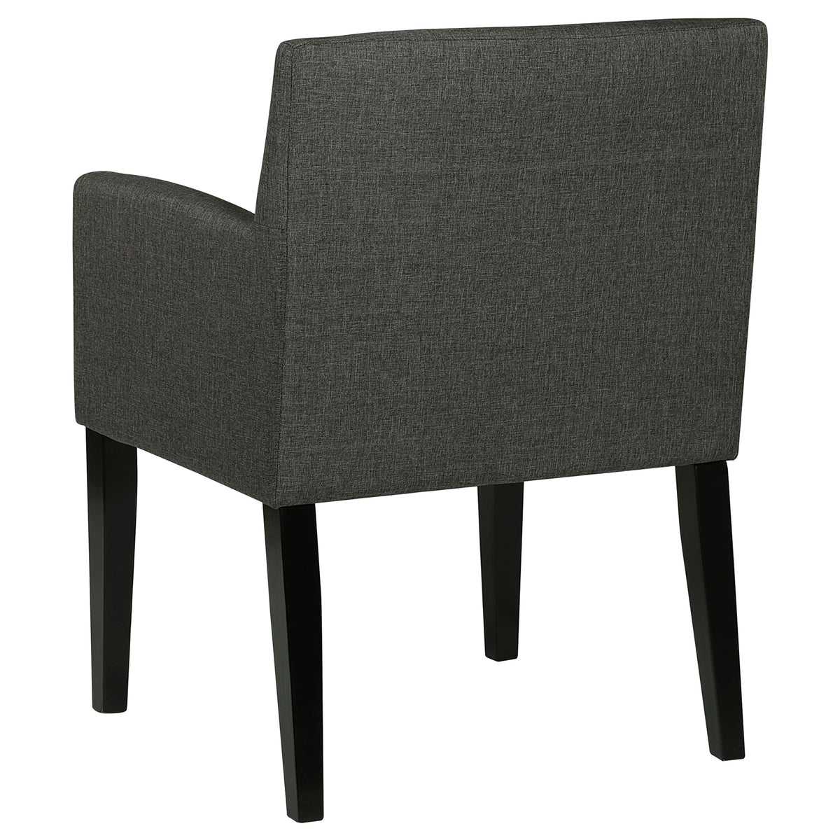 Catherine 7-piece Rectangular Dining Set with Arm Chairs Black and Grey
