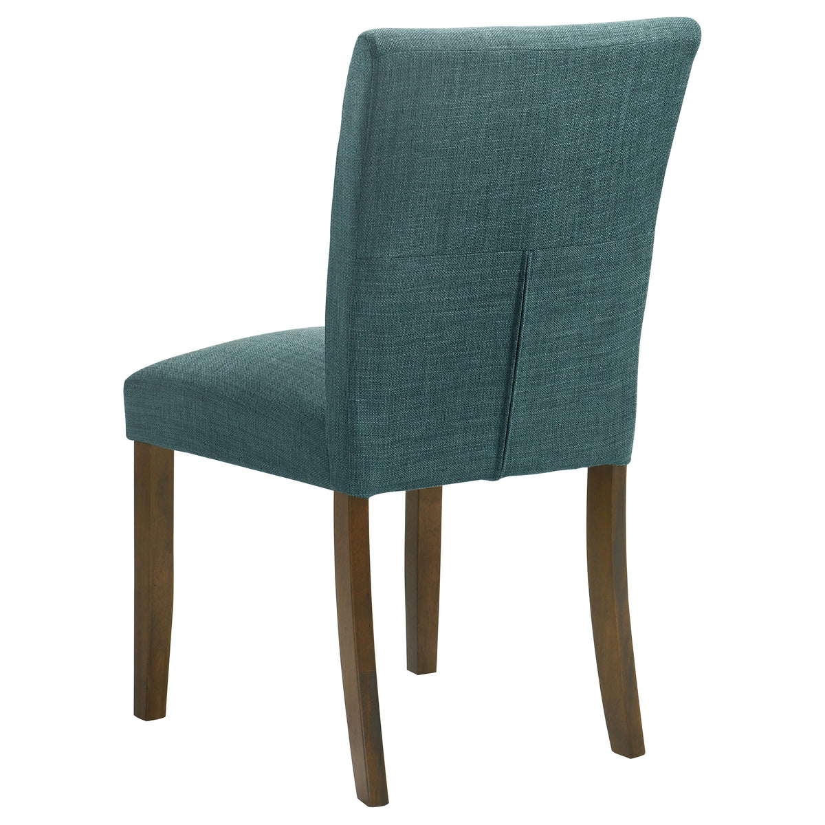 Paxton Upholstered Dining Side Chairs (Set of 2) Teal Blue and Brown