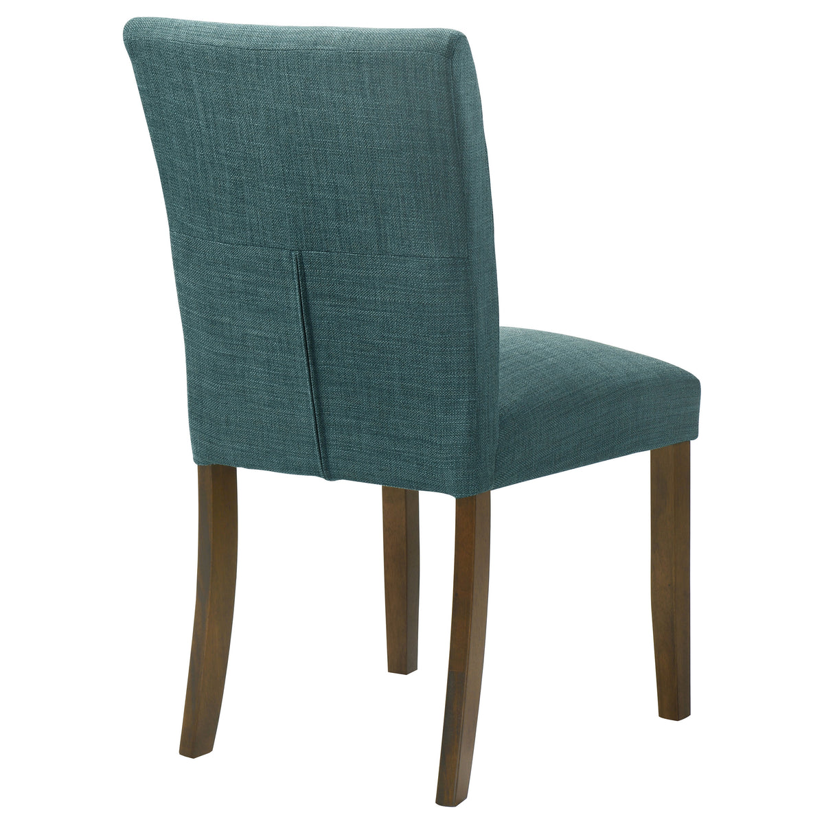 Paxton Upholstered Dining Side Chairs (Set of 2) Teal Blue and Brown