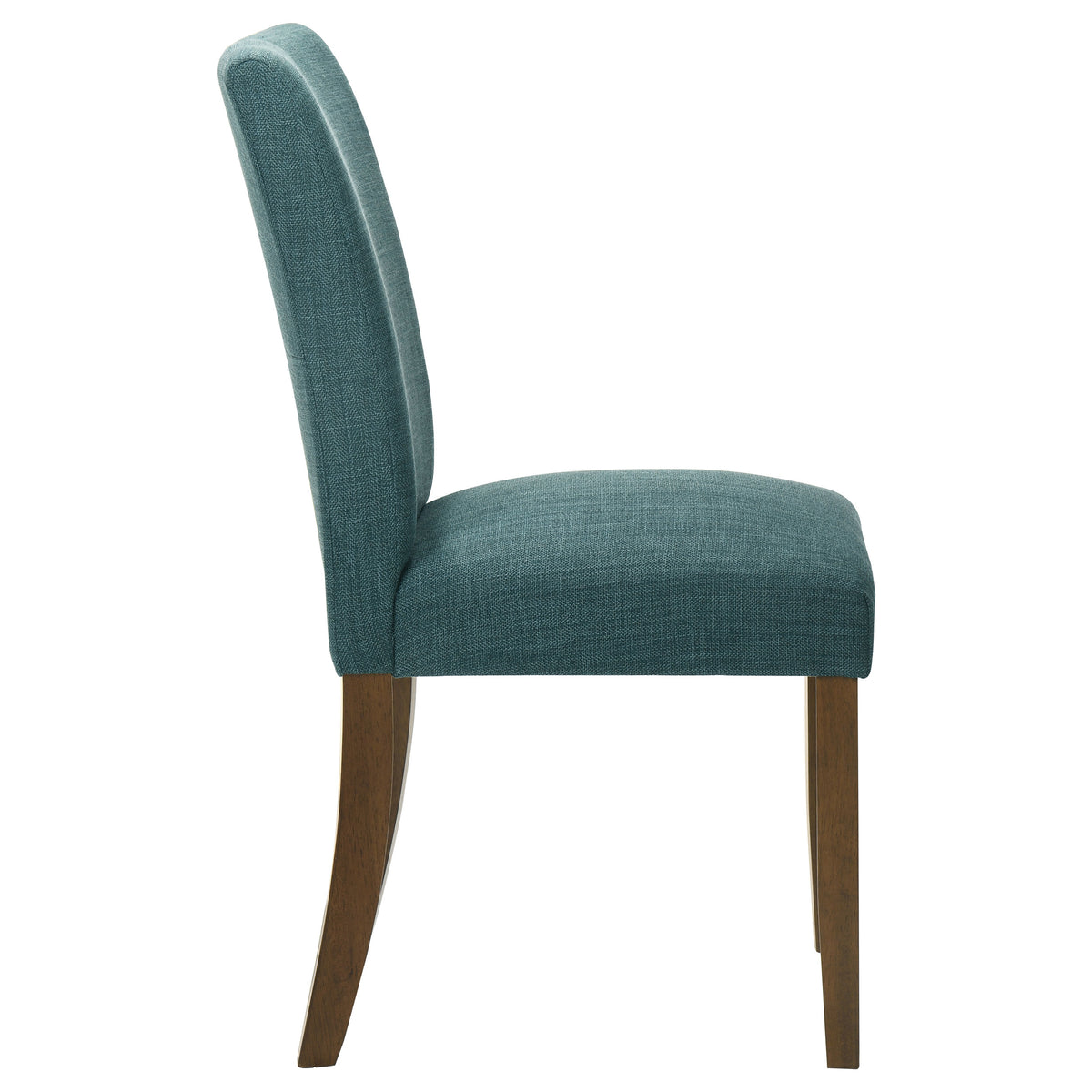 Paxton Upholstered Dining Side Chairs (Set of 2) Teal Blue and Brown