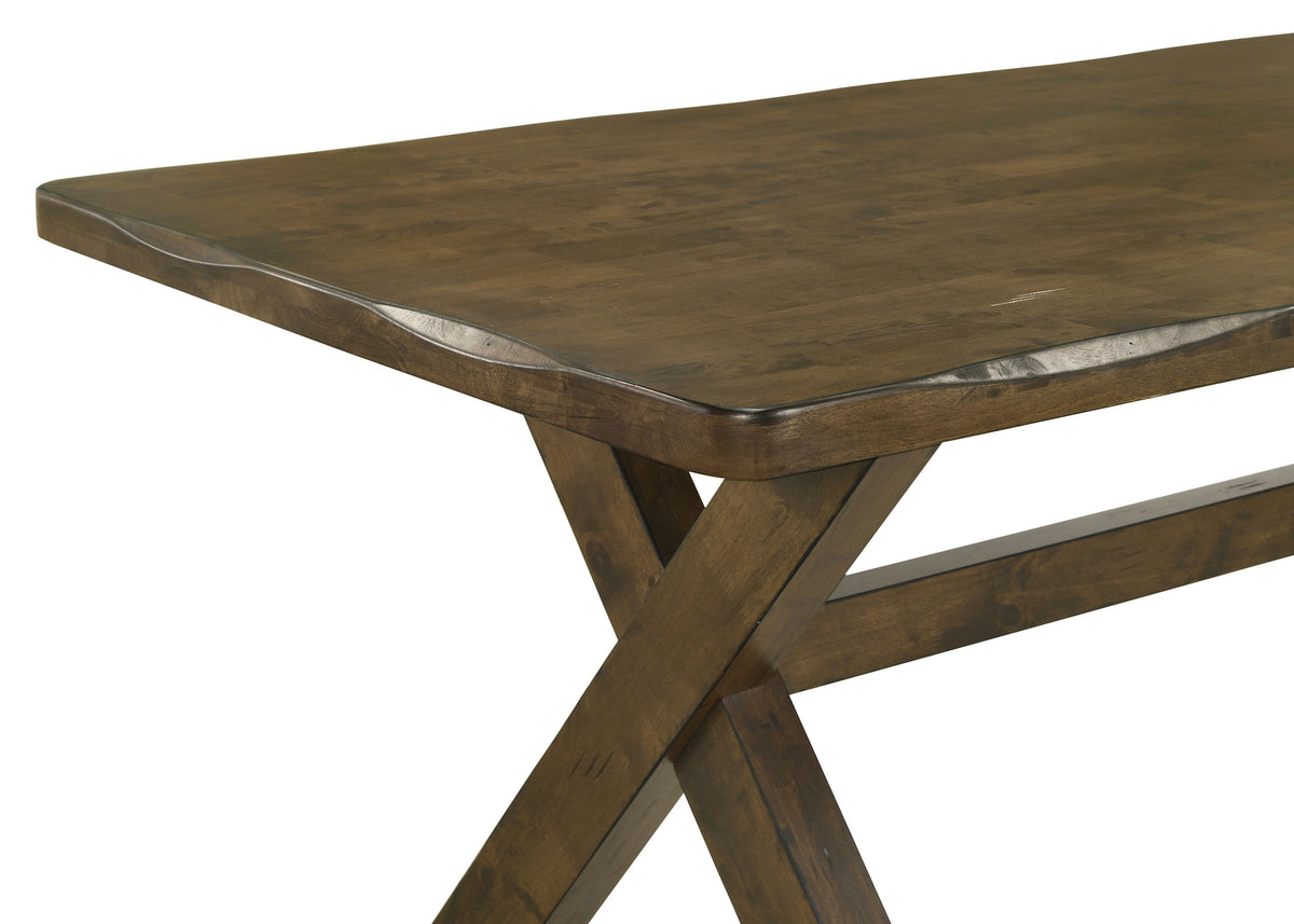 Alston 6-piece 71-inch Rectangular Dining Set with Bench Knotty Nutmeg