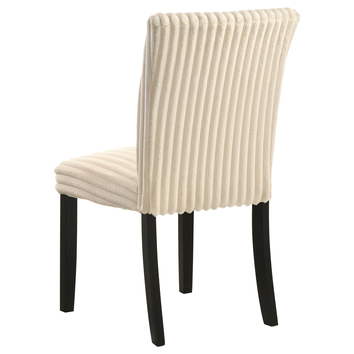 Dermott Corduroy Upholstered Parsons Dining Side Chairs (Set of 2) Cream