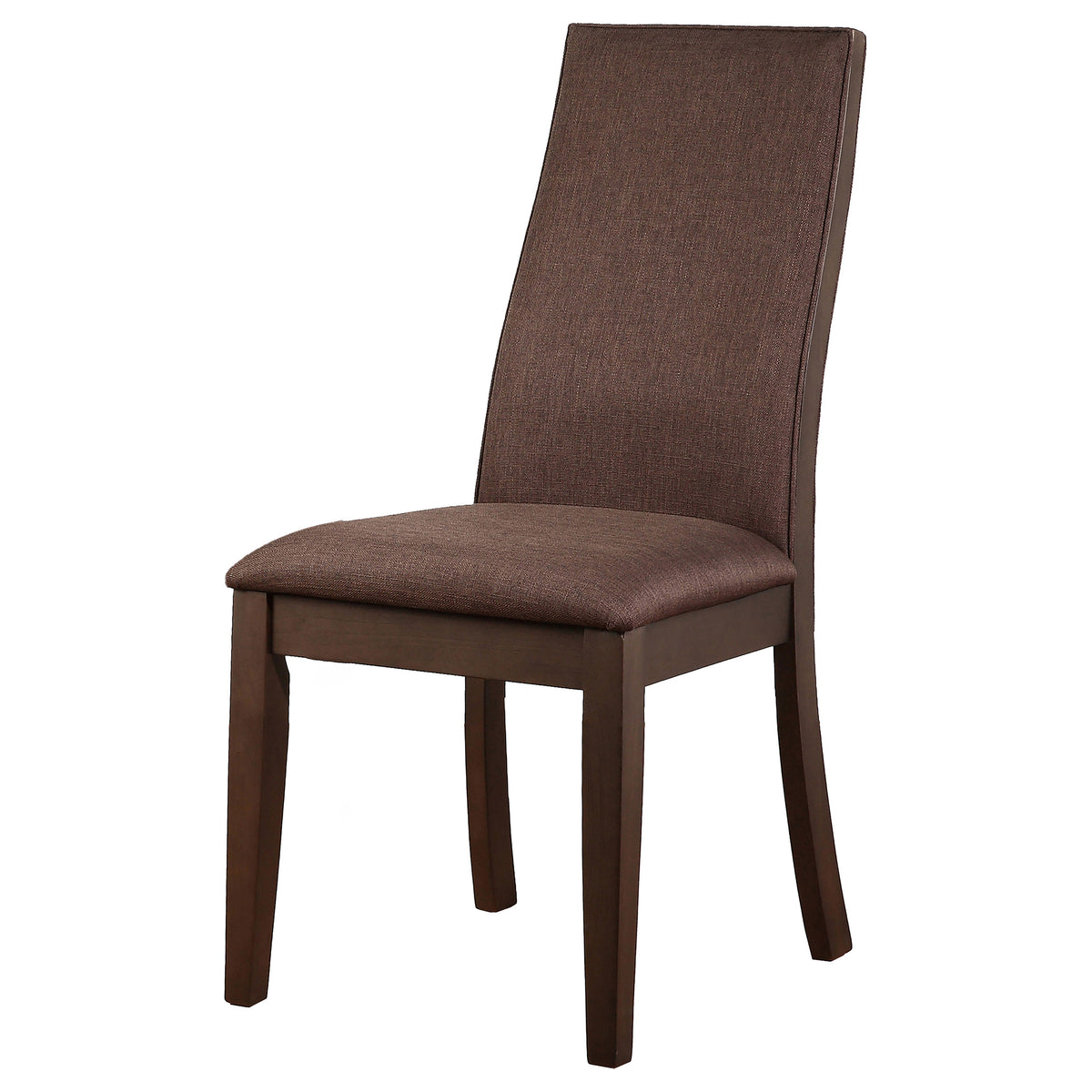 Spring Creek 7-piece Rectangular Extension Dining Set with Chocolate Chairs Natural Walnut