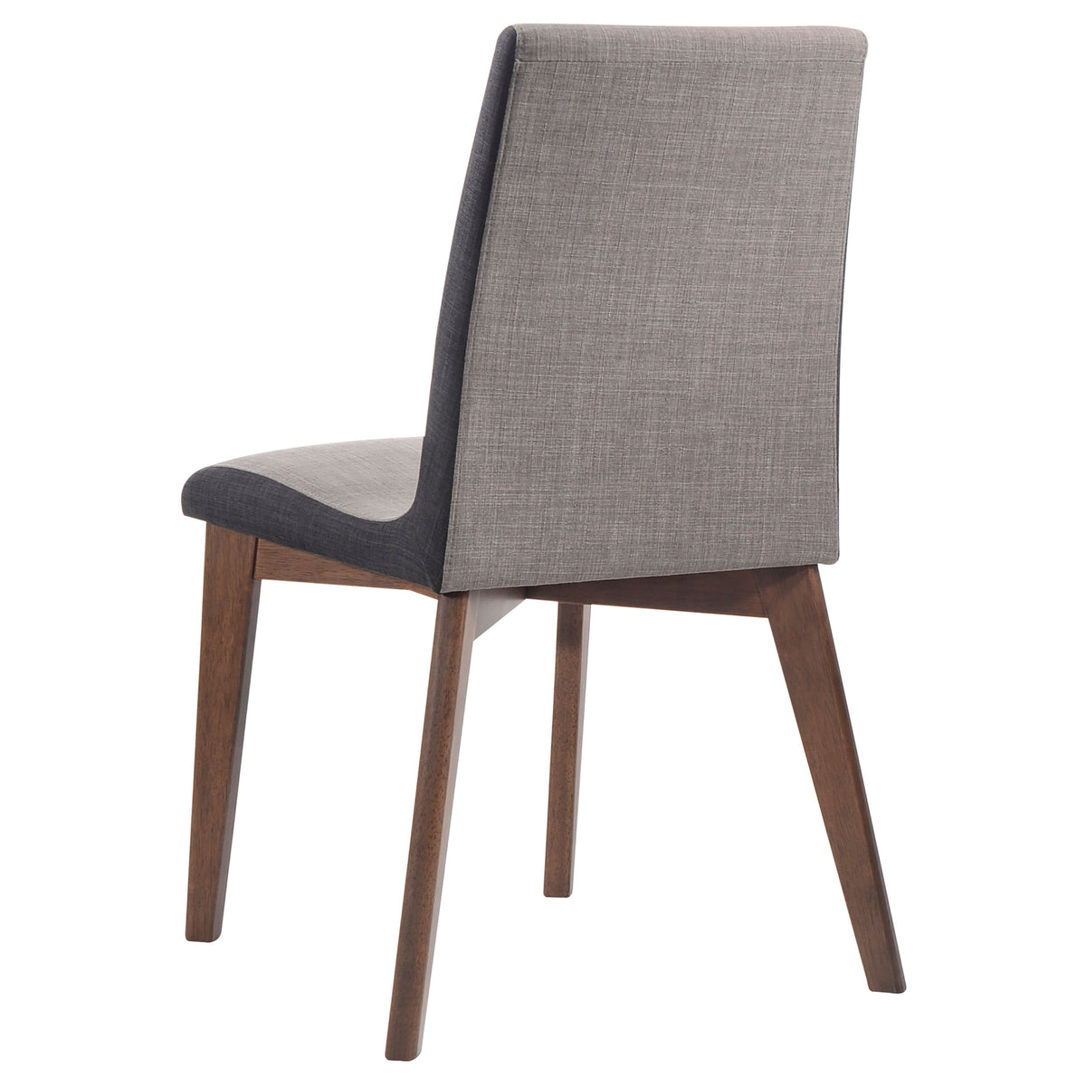 Redbridge 7-piece Butterfly Leaf Extension Dining Set with Grey Chairs Natural Walnut