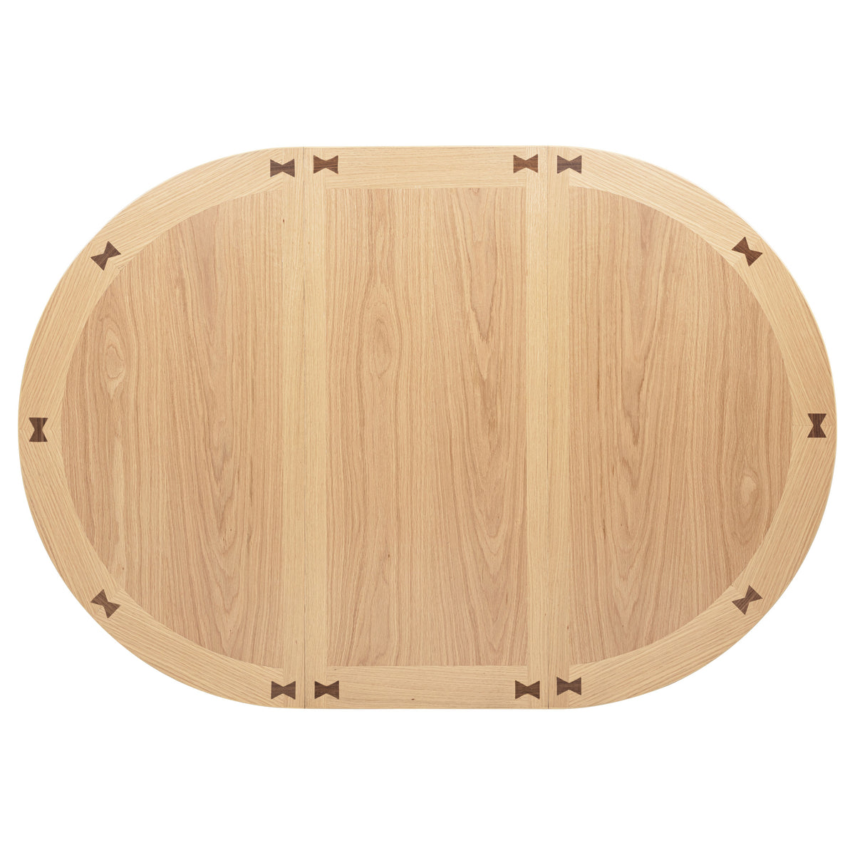 Lavon 5-piece Round to Oval Extension Dining Set Light Oak and Linen