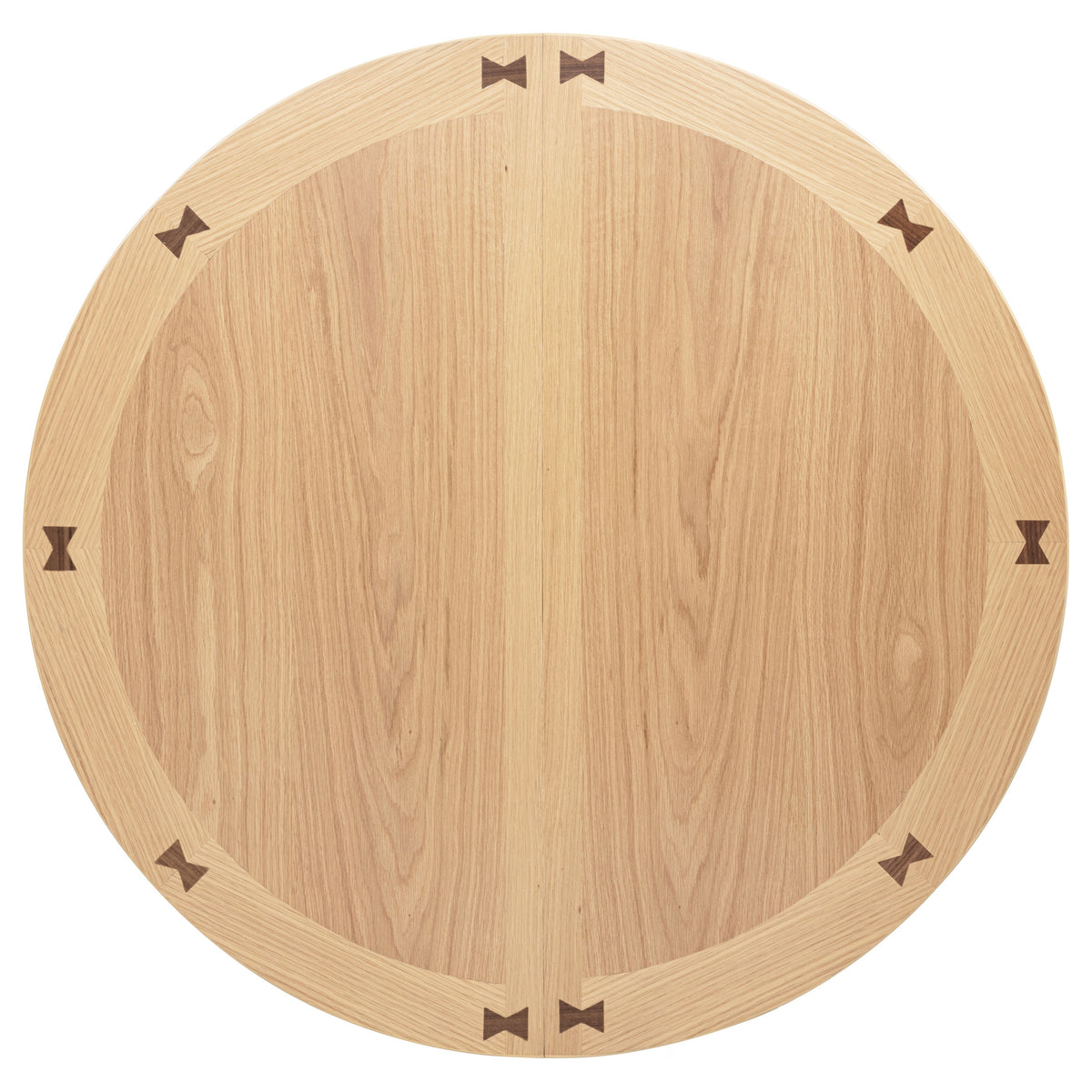 Lavon 42 to 60-inch Round to Oval Extension Dining Table with Storage Light Oak
