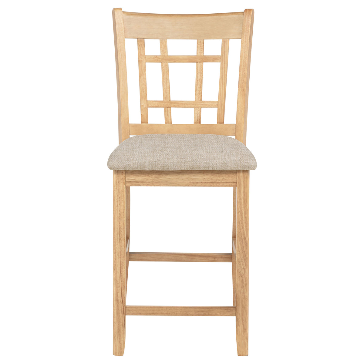 Lavon 5-piece Counter Height Extension Dining Set Light Oak and Linen