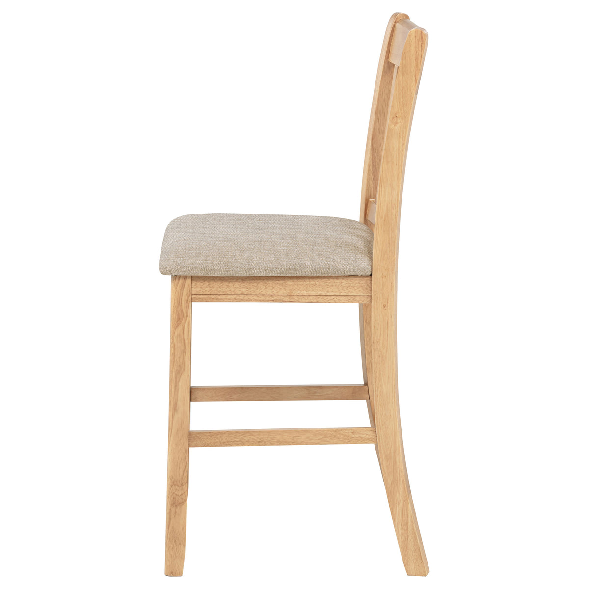 Lavon Lattice Back Counter Height Chairs (Set of 2) Linen and Light Oak