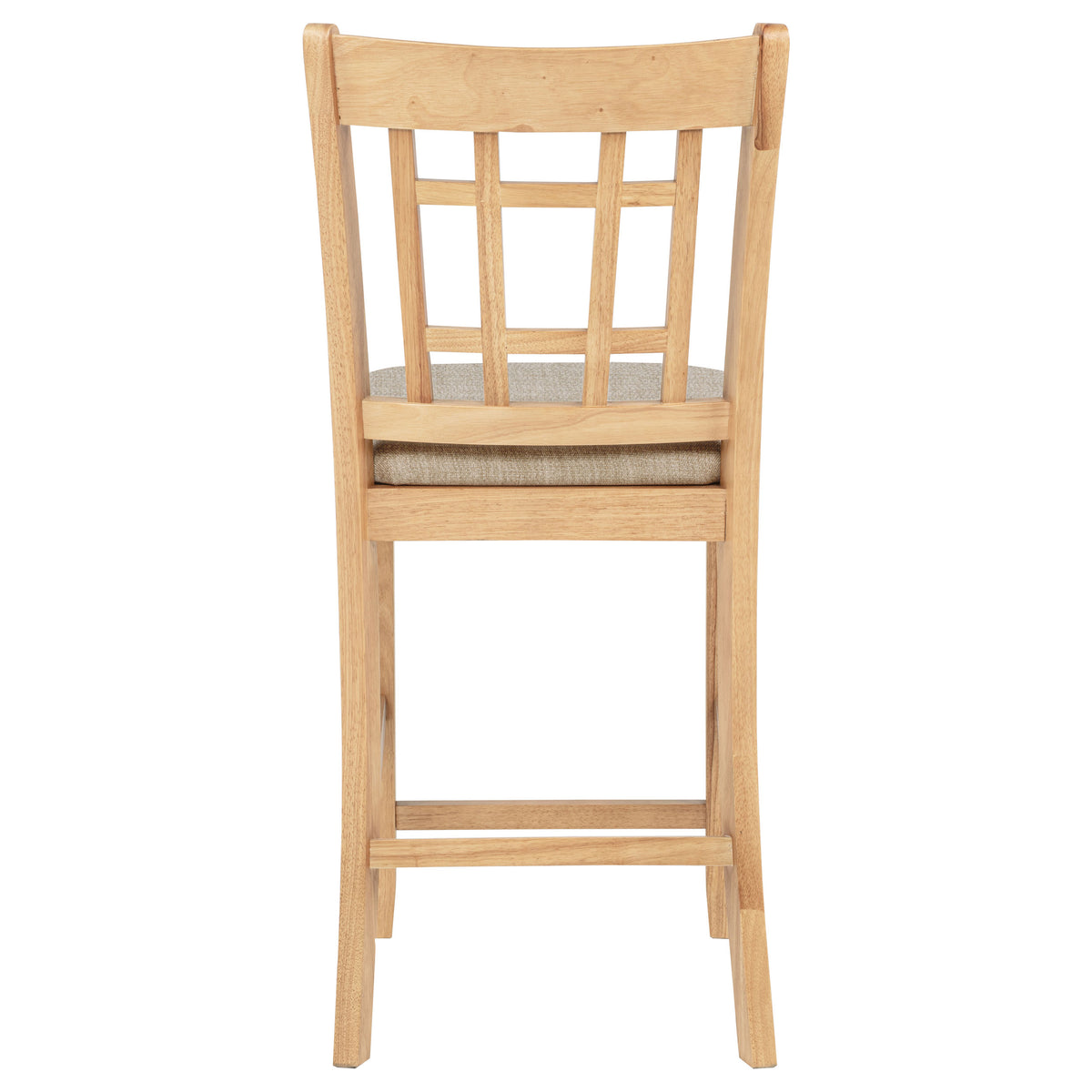 Lavon Lattice Back Counter Height Chairs (Set of 2) Linen and Light Oak