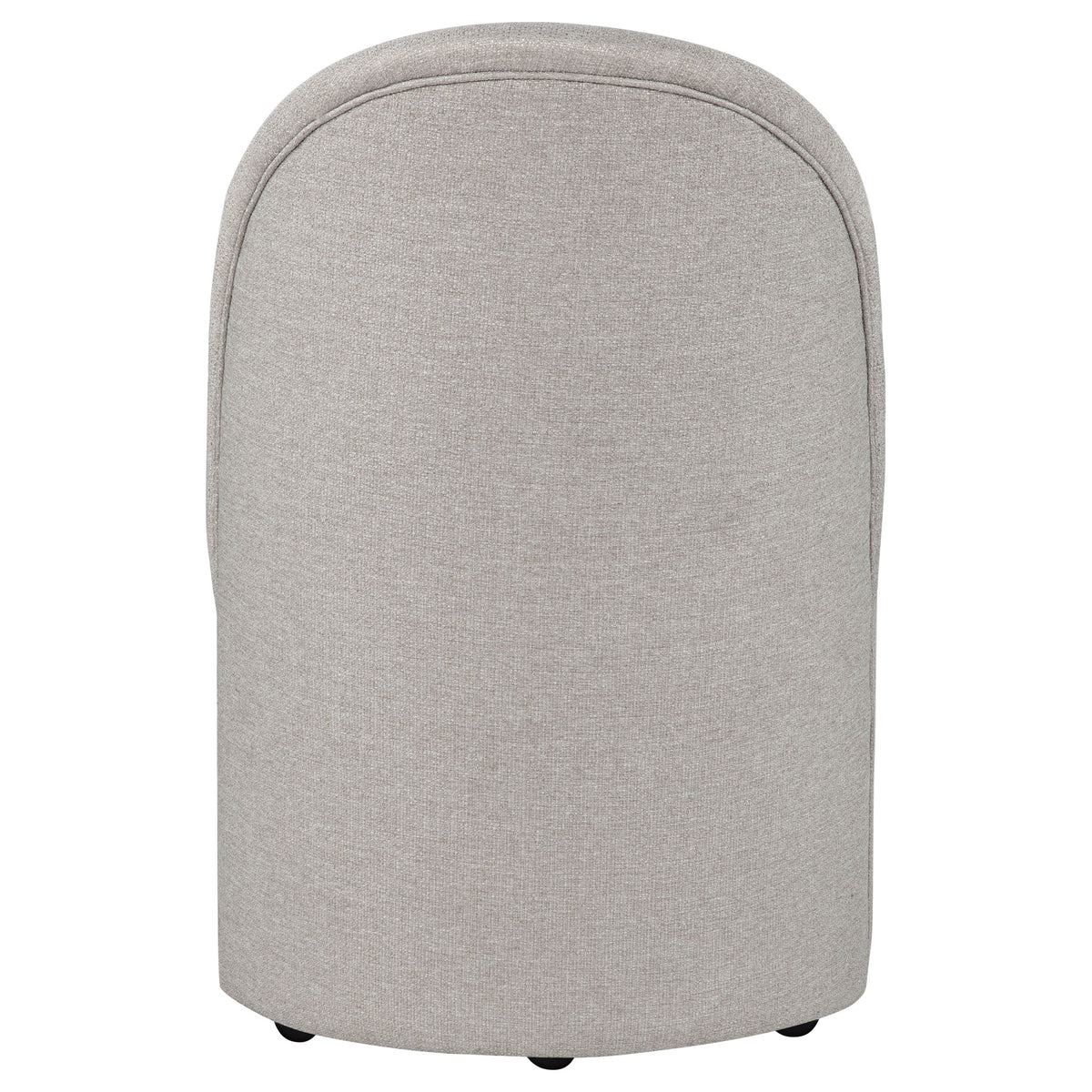 Aubrey Upholstered Barrel Dining Side Chairs (Set of 2) Beige