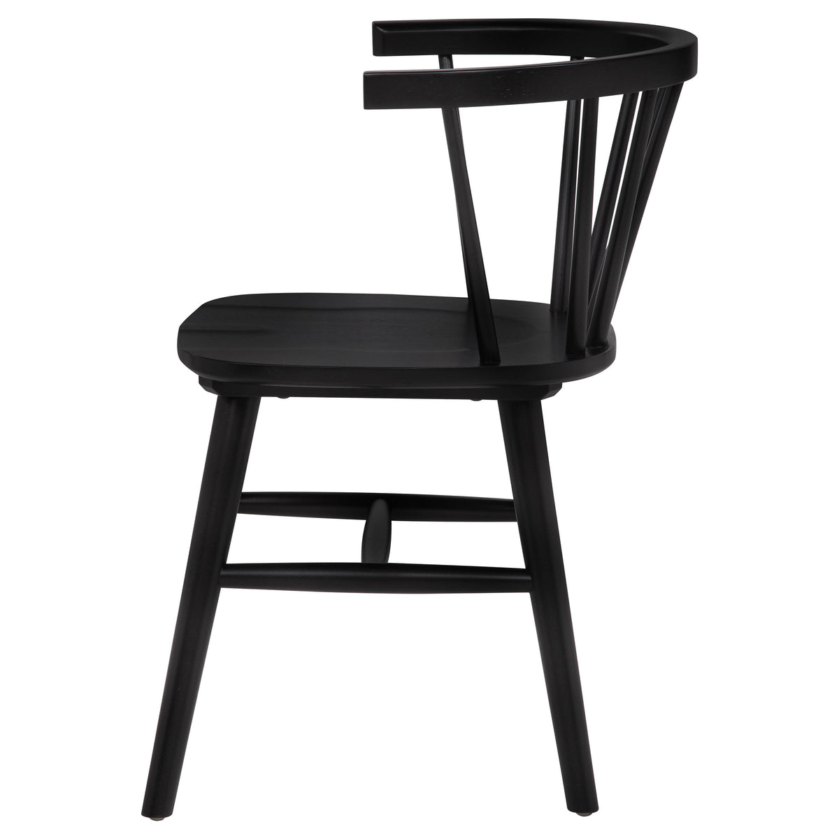 Jeffries Windsor Dining Side Chairs (Set of 2) Black