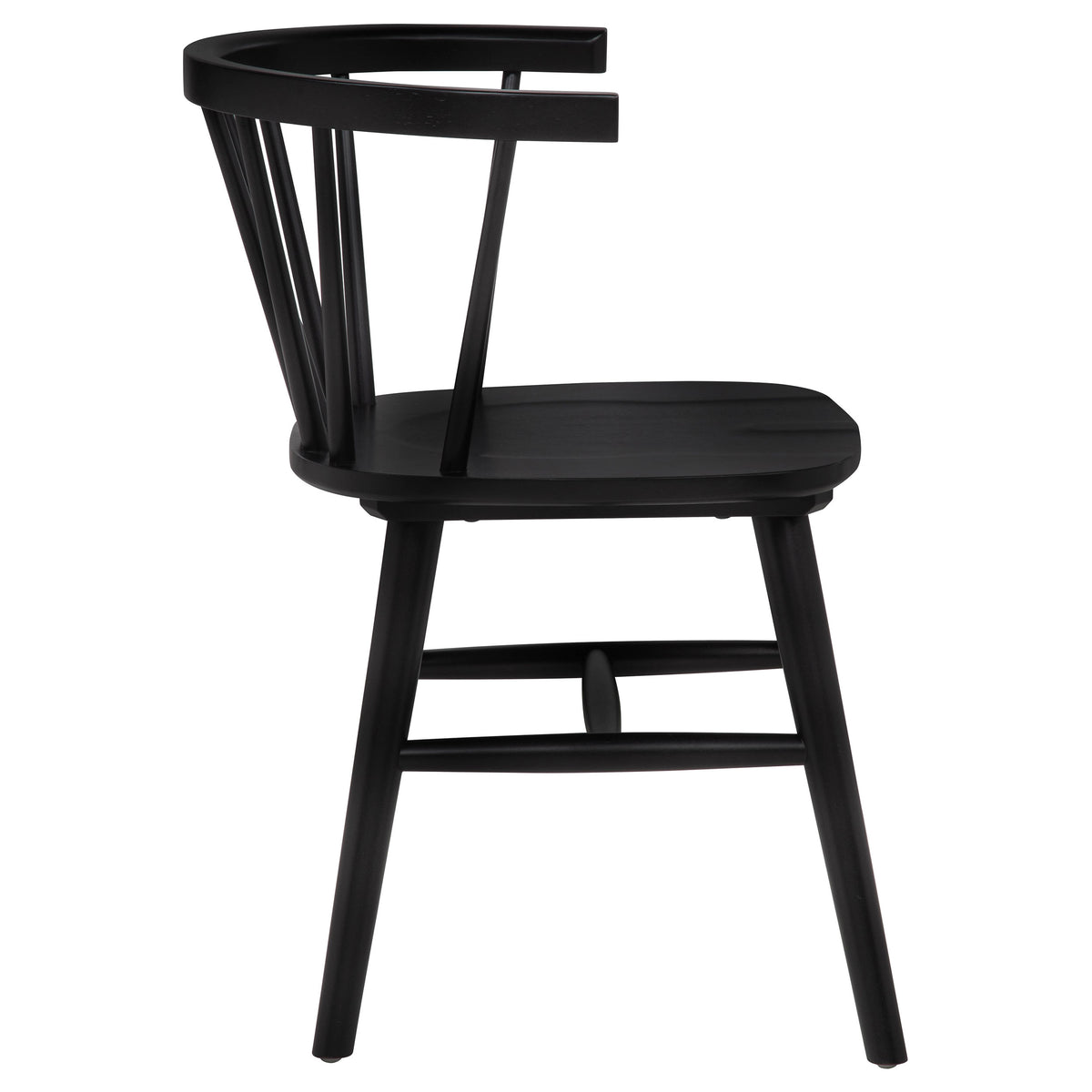Jeffries Windsor Dining Side Chairs (Set of 2) Black