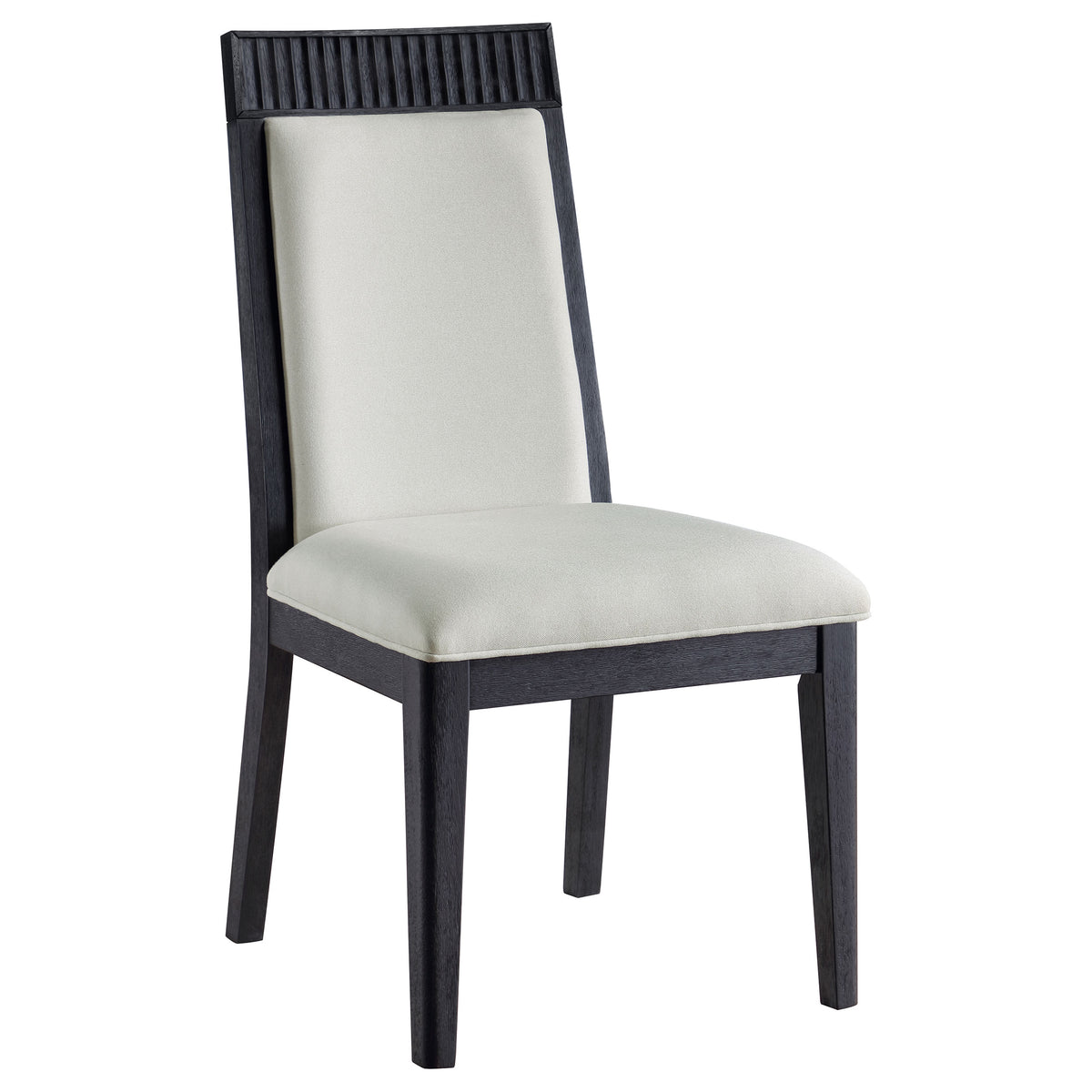 Brookmead 5-piece Rectangular Extension Dining Set Black and Ivory